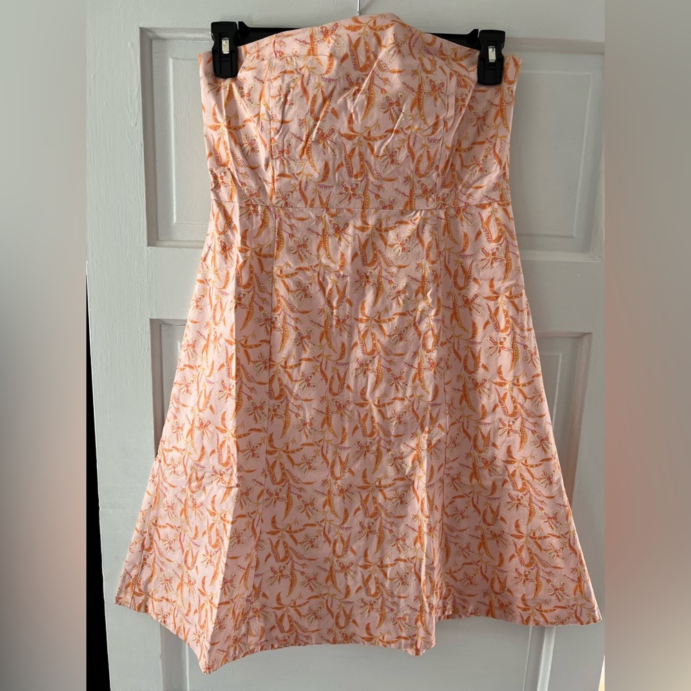 Strapless gap dress
